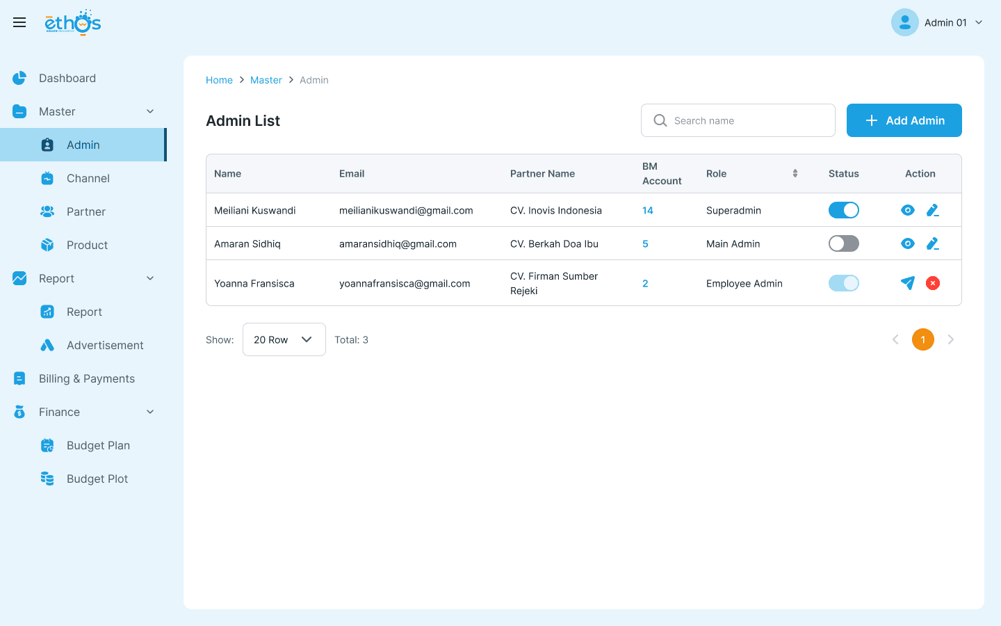 SID (Social Media Integration Dashboard) screenshot 2